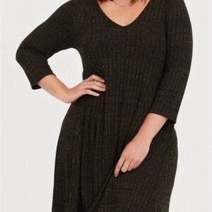 Torrid Greenish Black Dress
